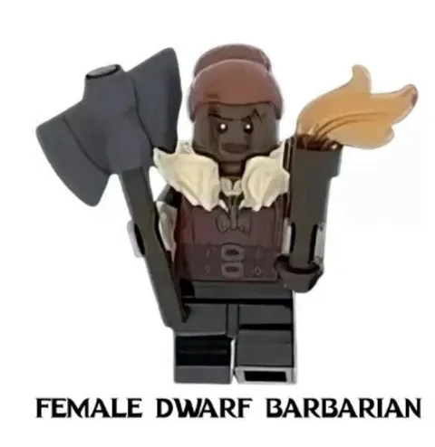 LEGO 71047 Dungeons and Dragons Minifigure - Female Dwarf Barbarian