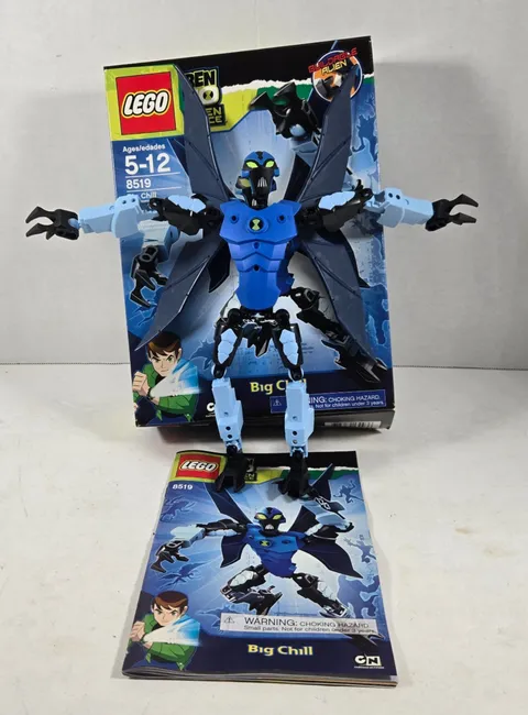 LEGO Ben 10: Alien Force: Big Chill (8519) 100% COMPLETE with box and manual