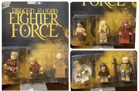 LEGO Citizen Brick Game Of Thrones Custom Minifigure Full Set Of 9 New! Rare!