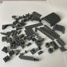LEGO Lot 61 Dark Gray PLATES SLOPES Special TILES + From 76107 Thanos: Battle