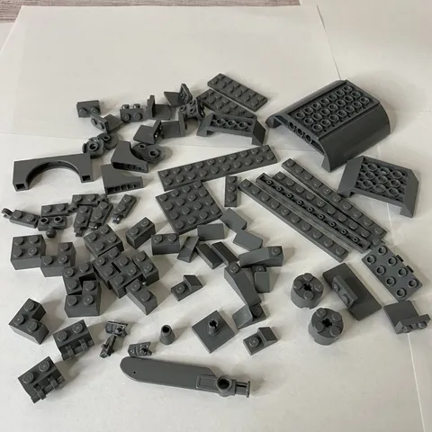 LEGO Lot 61 Dark Gray PLATES SLOPES Special TILES + From 76107 Thanos: Battle