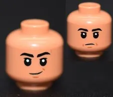 New LEGO Minifigure Head Nougat Young Boba Fett Star Wars 75409 75433 6536079
