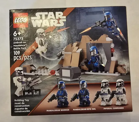 LEGO Star Wars 75373 Ambush on Mandalore Battle Pack NEW Sealed 109 Pieces