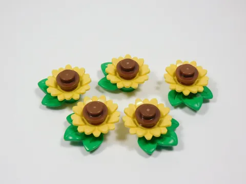 LEGO 5 Sunflower Plant Minifig P2