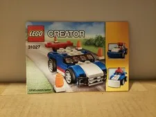 LEGO Creator 3 in 1 Blue Racer 31027 Instruction Guide MANUAL ONLY