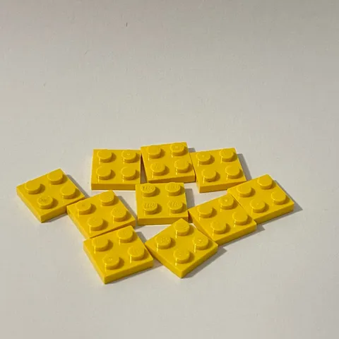Lego 3022 Yellow Replacement Add-on Pieces Parts Lot of 10