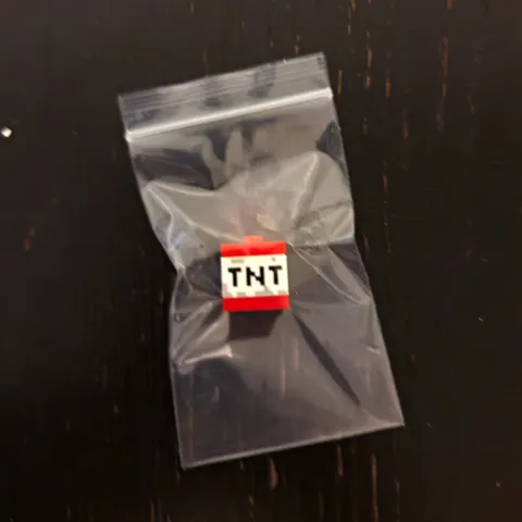 LEGO Minecraft TNT Block Minifigure Accessory 1 Piece Polybag