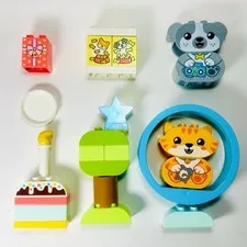 LEGO DUPLO Building Set My First Puppy & Kitten w/ Sounds Dog Cat 10977 Toddlers