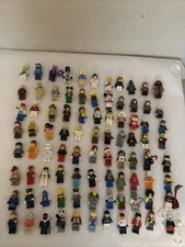 Authentic LEGO Minifigure Lot of 88 Figures
