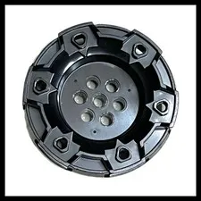 Lego Ninjago Black Wheel Hard Plastic Treaded with 7 Pin Holes 6 Bar Holes 2015
