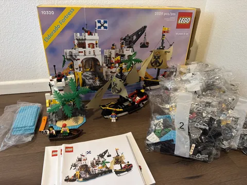 LEGO Icons: Eldorado Fortress (10320) 100% Complete Only 2 Bag Opened; w/ Box