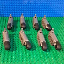 Lego Technic Canon. 8 Pieces With 8 Rubber Tipped Missles.