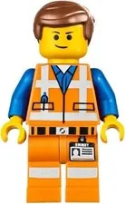 LEGO® Minifigure The LEGO Movie tlm087 Emmet Lopsided Closed Mouth Smile w/out P