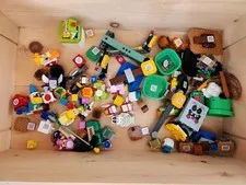 LEGO Super Mario Mixed Lot Pieces Parts Scan Tiles Interactive Mario 1.14 Lb