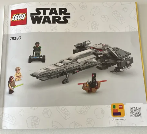 Lego Star Wars 75383 Earth Maul’s With Infiltrator Instruction Manual