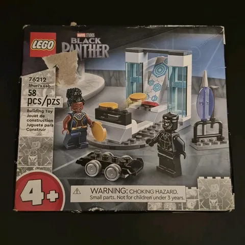 LEGO Marvel Black Panther Shuri's Lab Building Toy Set NEW - Factory Sealed