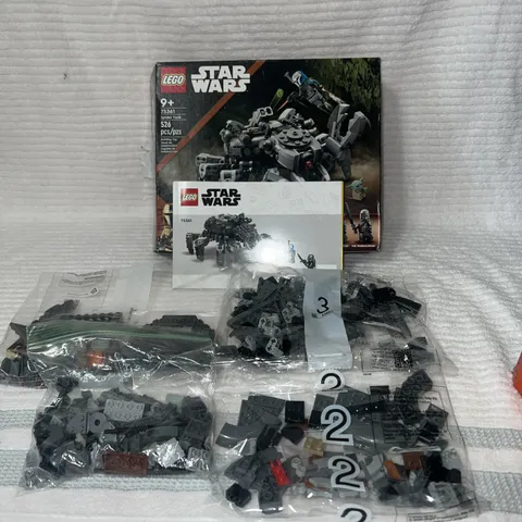 LEGO Star Wars 75361 Spider Tank Mandalorian Manual/ Missing Bo Katan