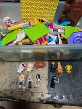 Box Of Legos With Figures