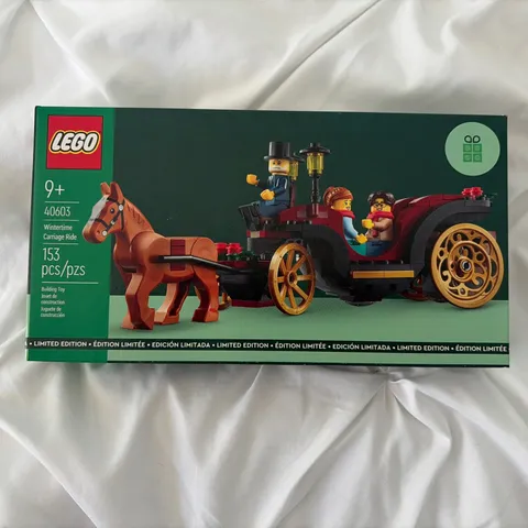 LEGO 40603 Wintertime Carriage Ride Limited Edition New in box