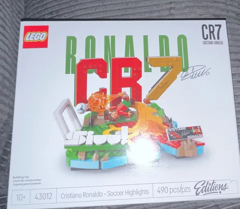 LEGO Icons Cristiano Ronaldo Soccer Highlights Building Set 43012 Limited Ed.