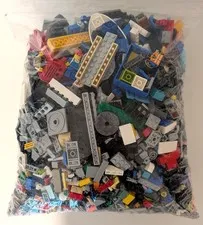 5 Lbs BULK LEGO Lot Random Parts, Bricks, Plates Ready for MOC & Minifigure