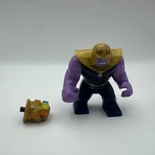 LEGO Marvel Avengers Infinity War Thanos Big Fig Minifigure w/ Gauntlet