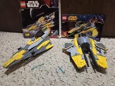 LEGO Star Wars Anakin's Jedi Starfighter 7669 & 75038 LOT OF 2. 99% COMPLETE