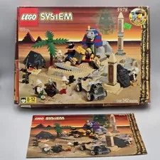 Lego 5978 Sphinx Secret Surprise Box and Manual only No Inner Box