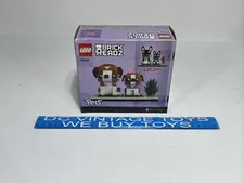 NEW LEGO Brickheadz 40543 St. Bernard RETIRED Pets Adult + Puppy NIB SEALED