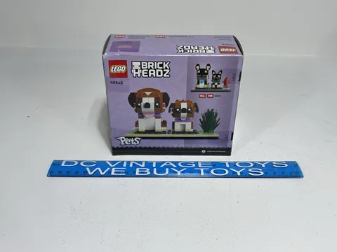 NEW LEGO Brickheadz 40543 St. Bernard RETIRED Pets Adult + Puppy NIB SEALED