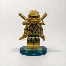 LEGO® Dimensions  71239 Ninjago Golden Lloyd With Tag Base & Both Swords