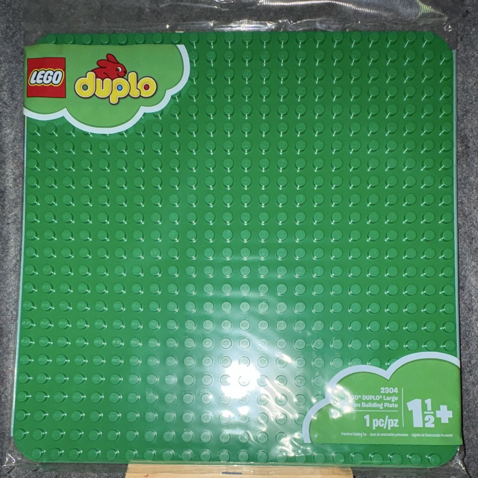 LEGO DUPLO 2304 Large Green Baseplate 24x24 Plastic 1½+ (1 Piece)