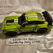 LEGO Technic Set 42138 Ford Mustang Shelby GT500 COMPLETE Race Super Car Vehicle