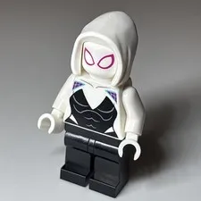 LEGO® Minifigure Super Heroes sh0682 Ghost Spider/Spider-Gwen White Hood Basic