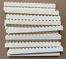 LEGO Part 2465 1x16 Brick (Qty 20) in White or Tan NEW
