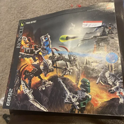 LEGO® Bionicle 8892 Piraka Outpost Instruction Manual Only!