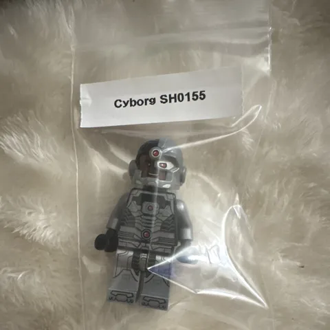 LEGO Cyborg SH0155 Minifigure Plastic Figure Polybag Age 5+ Minifig Number