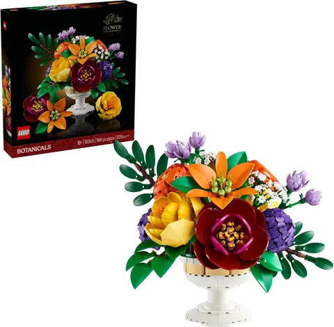 LEGO Botanicals Flower Arrangement Artificial Flowers Building Set