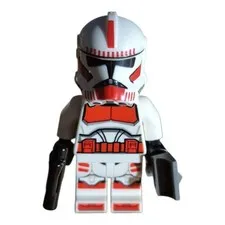 Genuine Lego Phase 2 Clone Shock Trooper Minifigure  w/Blaster -sw1305-brand new