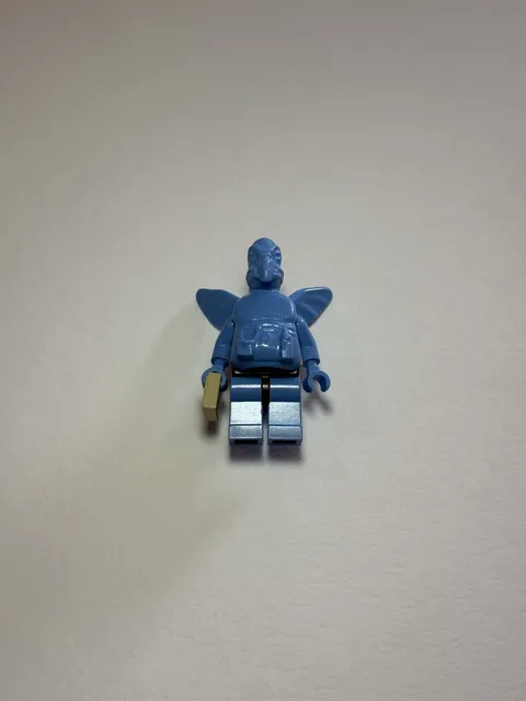 Lego Star Wars Original Watto Plain Face Blue Minifigure sw0038 Junkyard 7186