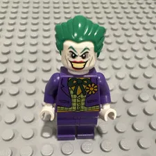 LEGO The Joker Minifigure The LEGO Batman Movie Green Hair Purple Suit
