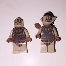 LEGO The Hobbit Goblin Minifigure Lot of 2 Plastic Fantasy Age 6+
