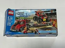 Lego City Monster Truck Transporter Set ~Open Box Incomplete Set~ 60027