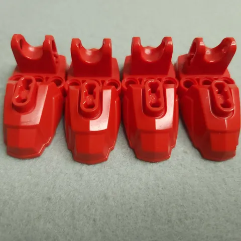 LEGO 90661 Foot with Ball Socket Hero Factory Red x4 Genuine