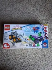 2022 LEGO Spider-Man: Hulk vs. Rhino Truck Showdown Brand New Sealed 
