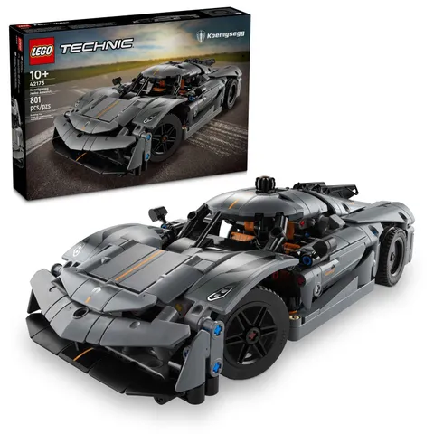 LEGO Technic Koenigsegg Jesko Absolut Grey Hypercar, Sports Car Multicolor