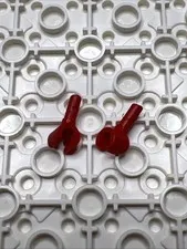 LEGO 983 Red Minifigure Replacement Hands x2 - 1 Pair