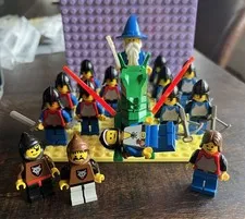 Lego Vintage Minifigures Castle Lot 15x And A Dragon See Description Knights