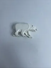 Lego Mini Figure Animal Polar Bear White Snow Bear Artic