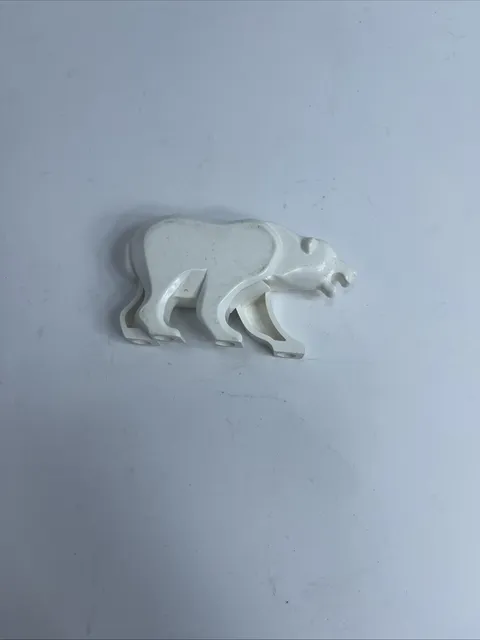 Lego Mini Figure Animal Polar Bear White Snow Bear Artic